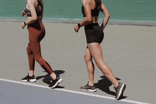 women running outdoors